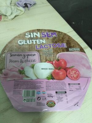 Foto de Pizza jamon y queso sin gluten sin lactosa