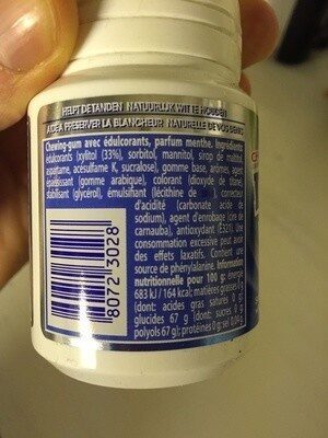 Foto de Mentos Gum White sweet mint
