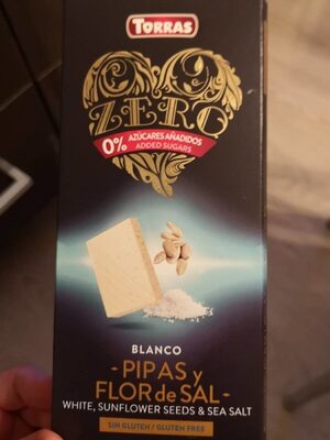 Foto de Chocolate blanco, pipas y flor de sal