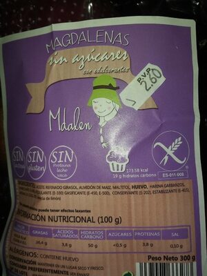 Foto de Magdalenas sin azucares con edulcorantes