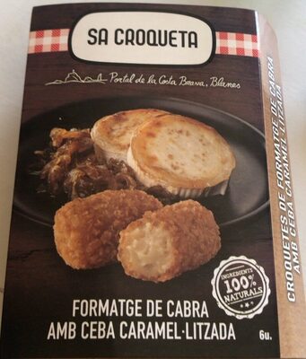 Foto de Croqueta de queso de cabra con cebolla caramelizada