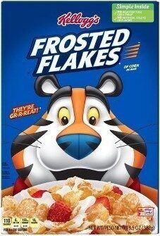 Foto de Frosted flakes of corn cereal