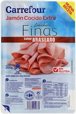 Foto de Jamón cocido braseado finas lonchas