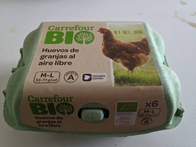 Foto de Huevos de granjas al aire libre