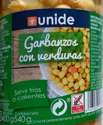 Foto de Garbanzos con verduras