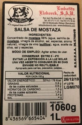 Foto de Salsa de mostaza