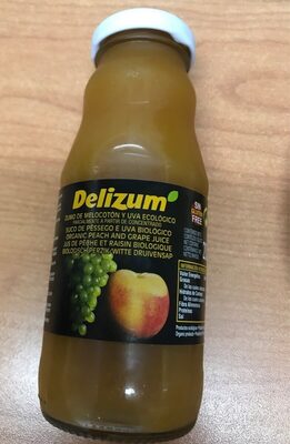 Foto de Zumo de melocotón y uva ecológico