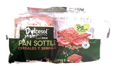Foto de Pan sottile cereales y semillas