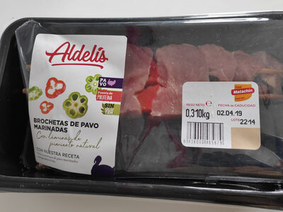 Foto de Brochetas de pavo marinadas