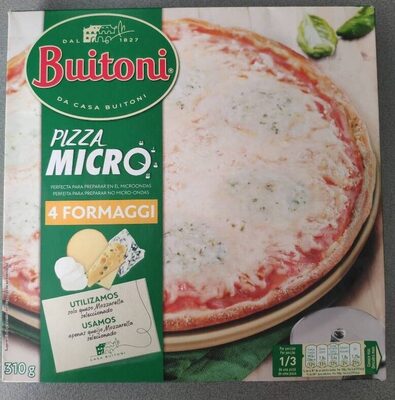 Foto de Pizza micro 4 formaggi
