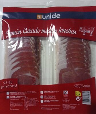 Foto de Jamón curado medias lonchas
