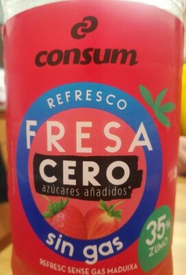 Foto de Refresco Fresa Cero sin gas