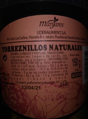 Foto de Torreznillos naturales