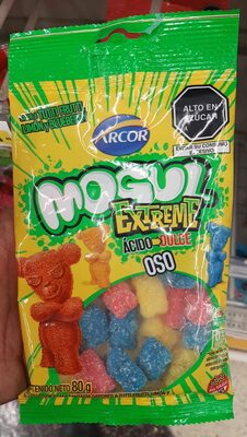 Foto de Mogul Ácido-Dulce Oso Sabor a Tutti Frutti, Limón y Blueberry