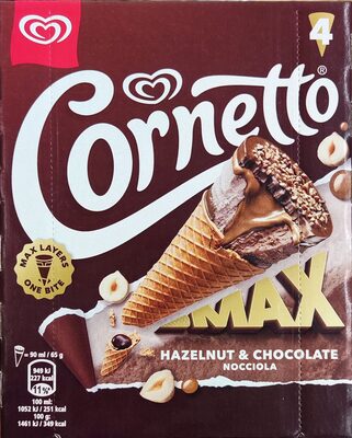 Foto de Cornetto Max - Haselnuss & Schokolade