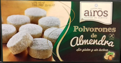 Foto de Polvorones de almendra sin gluten y sin lactosa