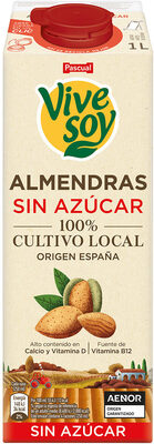 Foto de Vivesoy almendra sin azúcar