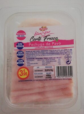Foto de Pechuga de pavo lonchas finas