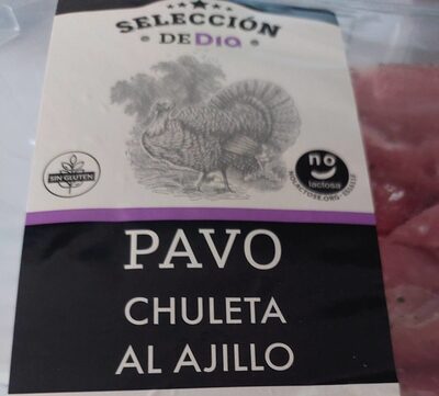 Foto de Pavo chuleta al ajillo