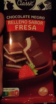 Foto de Chocolate negro relleno sabor fresa