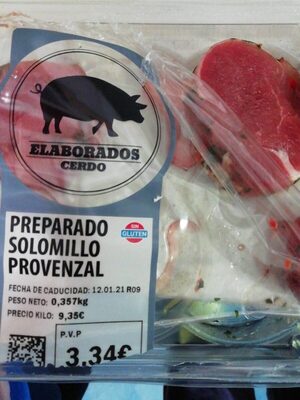 Foto de solomillo preparado provenzal