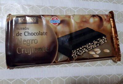 Foto de Turrón de chocolate negro crujiente