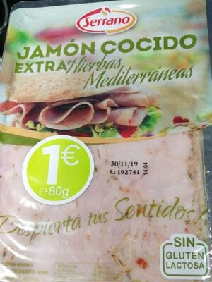 Foto de Jamón cocido extra hierbas mediterraneas