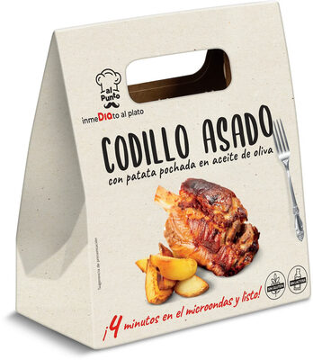 Foto de Codillo asado con patata pochada en aceite de oliva