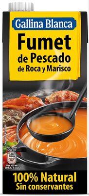 Foto de Fumet de pescado de roca y marisco