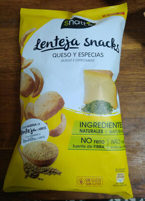 Foto de Snatt's Lenteja snacks queso y especias