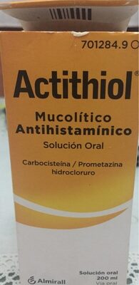 Foto de Actithiol mucolítico antihistamínico