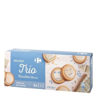 Foto de Galletas trios chocolate blanco