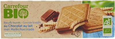 Foto de Biscuits fourrés au chocolat au lait