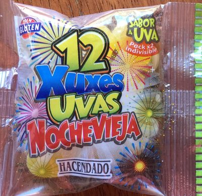 Foto de 12 xuxes uvas nochevieja