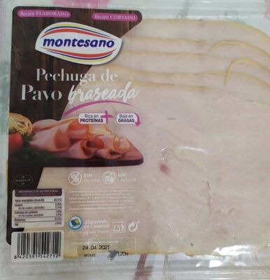 Foto de Pechuga de pavo braseada