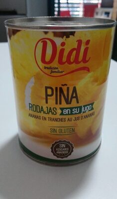 Foto de Didi piña rodajas