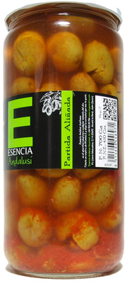 Foto de Aceitunas verdes partidas aliñadas "Esencia Andalusí"