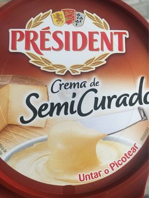 Foto de crema semicurado president