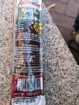 Foto de Morcilla de arroz (Morcilla de Burgos)