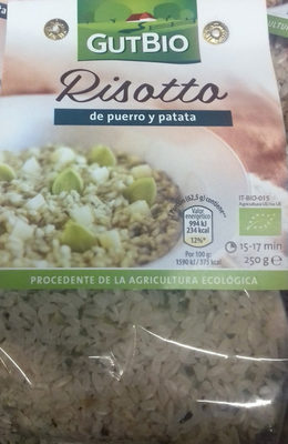Foto de Risotto de puerro y patata