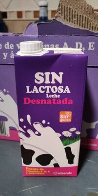 Foto de Leche desnatada sin lactosa