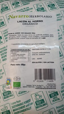 Foto de Lacón al horno orgánico