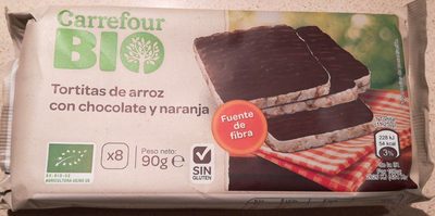 Foto de Galettes de riz avec chocolat et orange