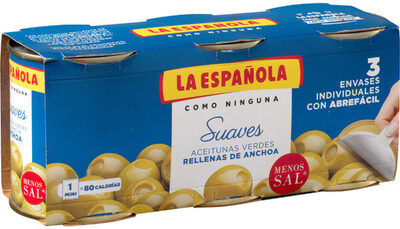 Foto de Aceitunas suaves rellenas de anchoa