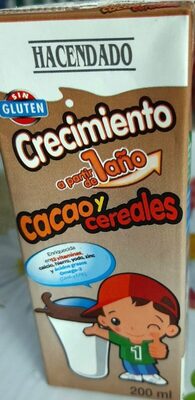 Foto de Leche crecimiento cacao y cereales