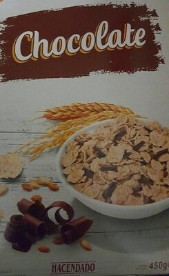 Foto de Copos de trigo integral, arroz y cebada con chocolate