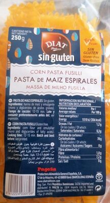 Foto de Corn pasta fusilli