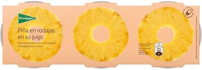 Foto de Piña en rodajas en su jugo