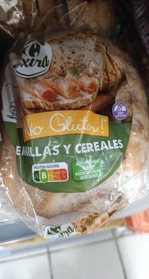 Foto de pan hogaza semillas y cereales sin gluten Carrefour