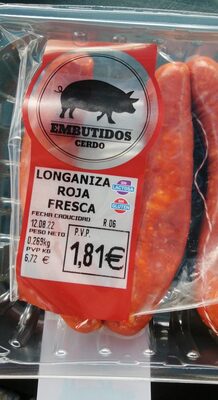 Foto de Longaniza Roja Fresca